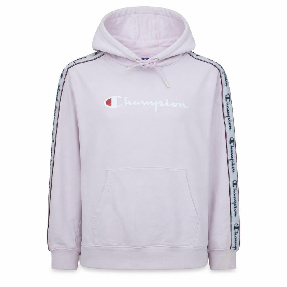 Champion Womens Pink Large Pullover Hoodie