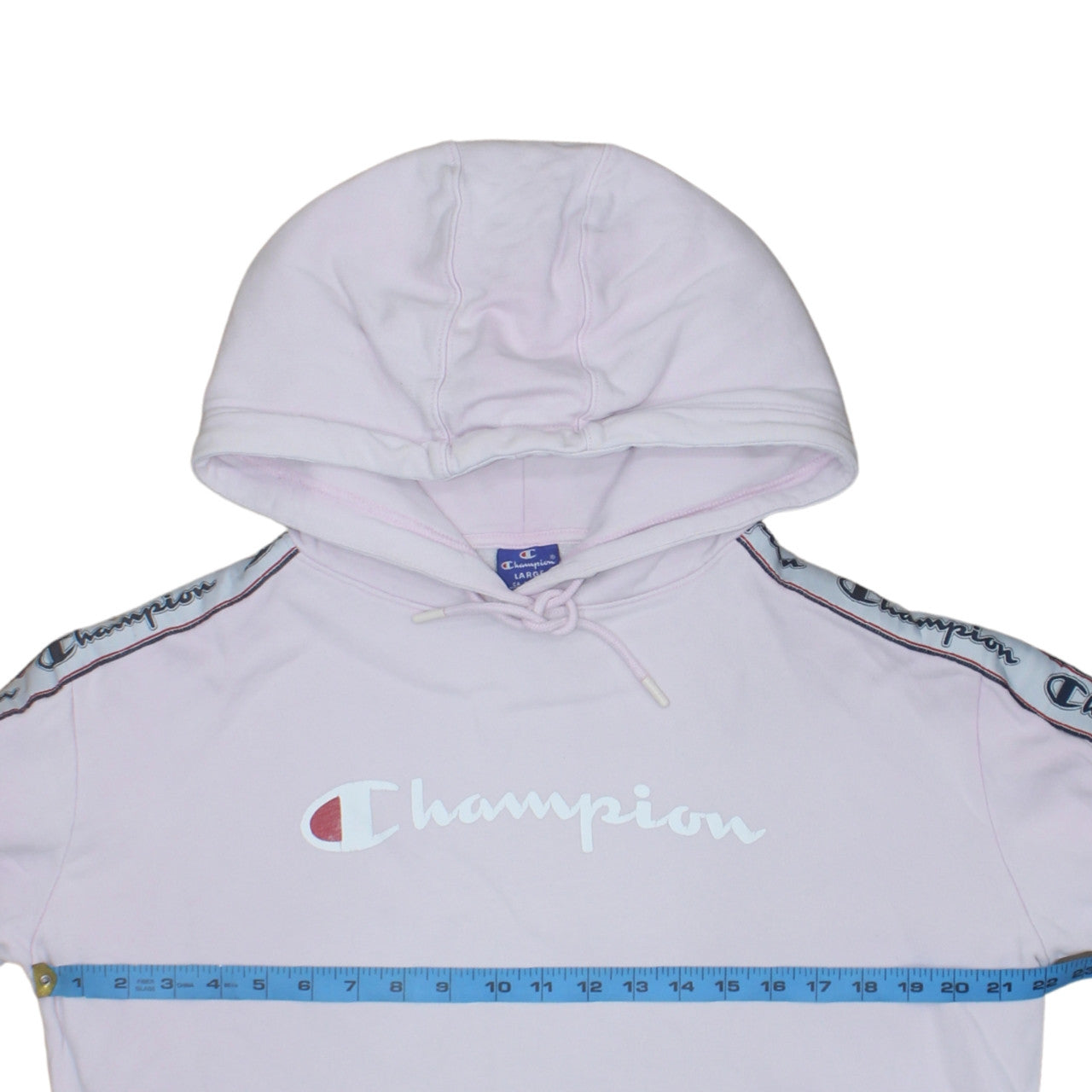 Champion Womens Pink Large Pullover Hoodie