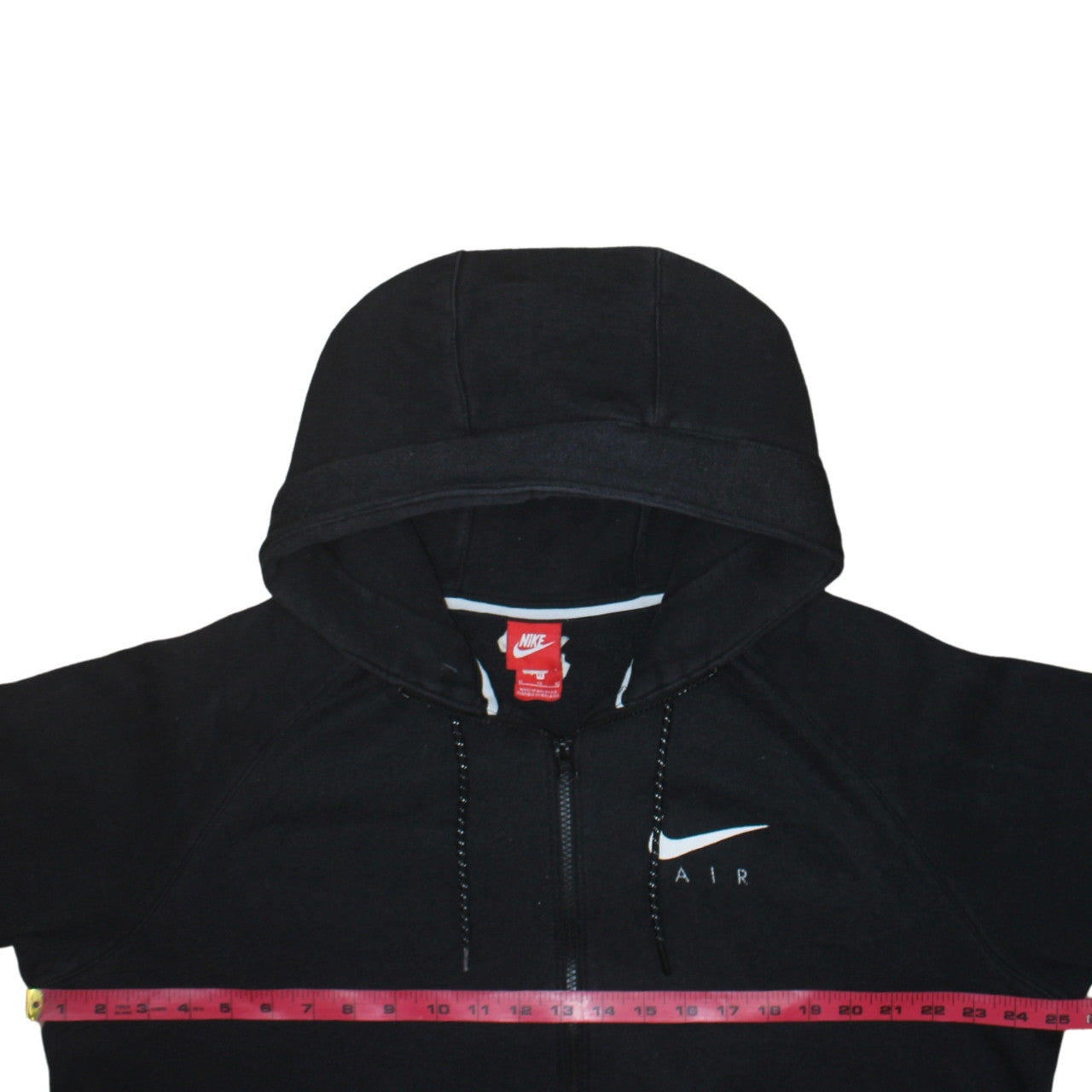 Nike Mens Black Air Full Zip Hoodie XL Hooded Sweatshirt