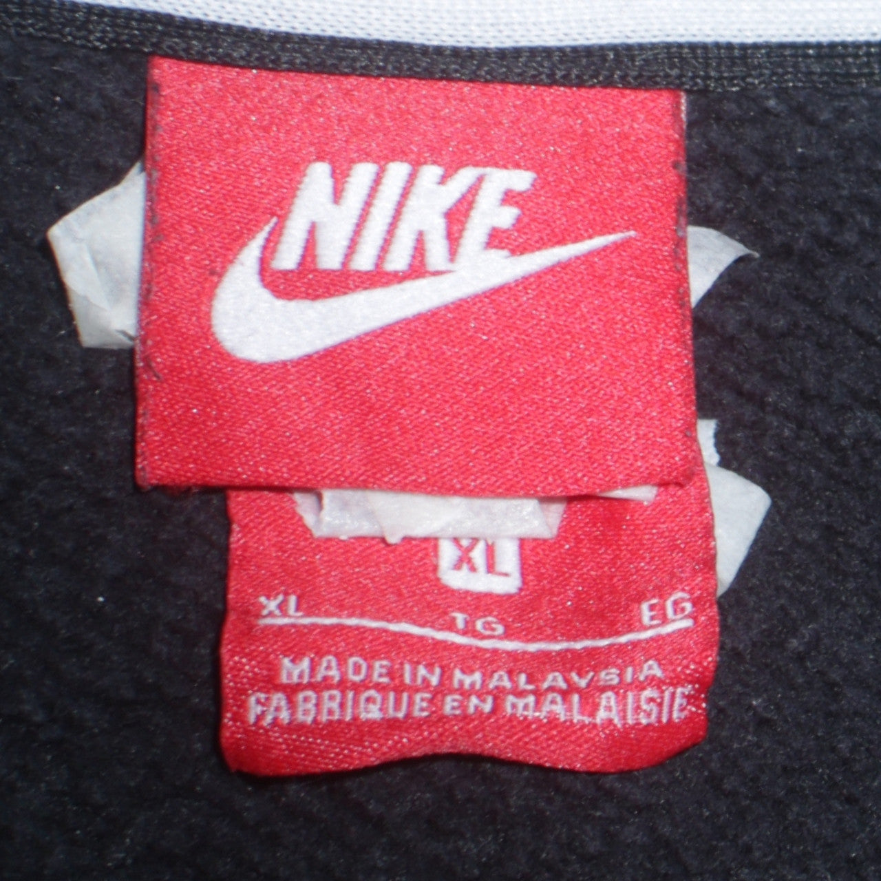 Nike Mens Black Air Full Zip Hoodie XL Hooded Sweatshirt