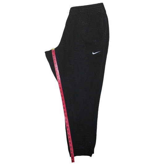 Nike Men's Black L Fleece Sweatpants Joggers Tapered Fit
