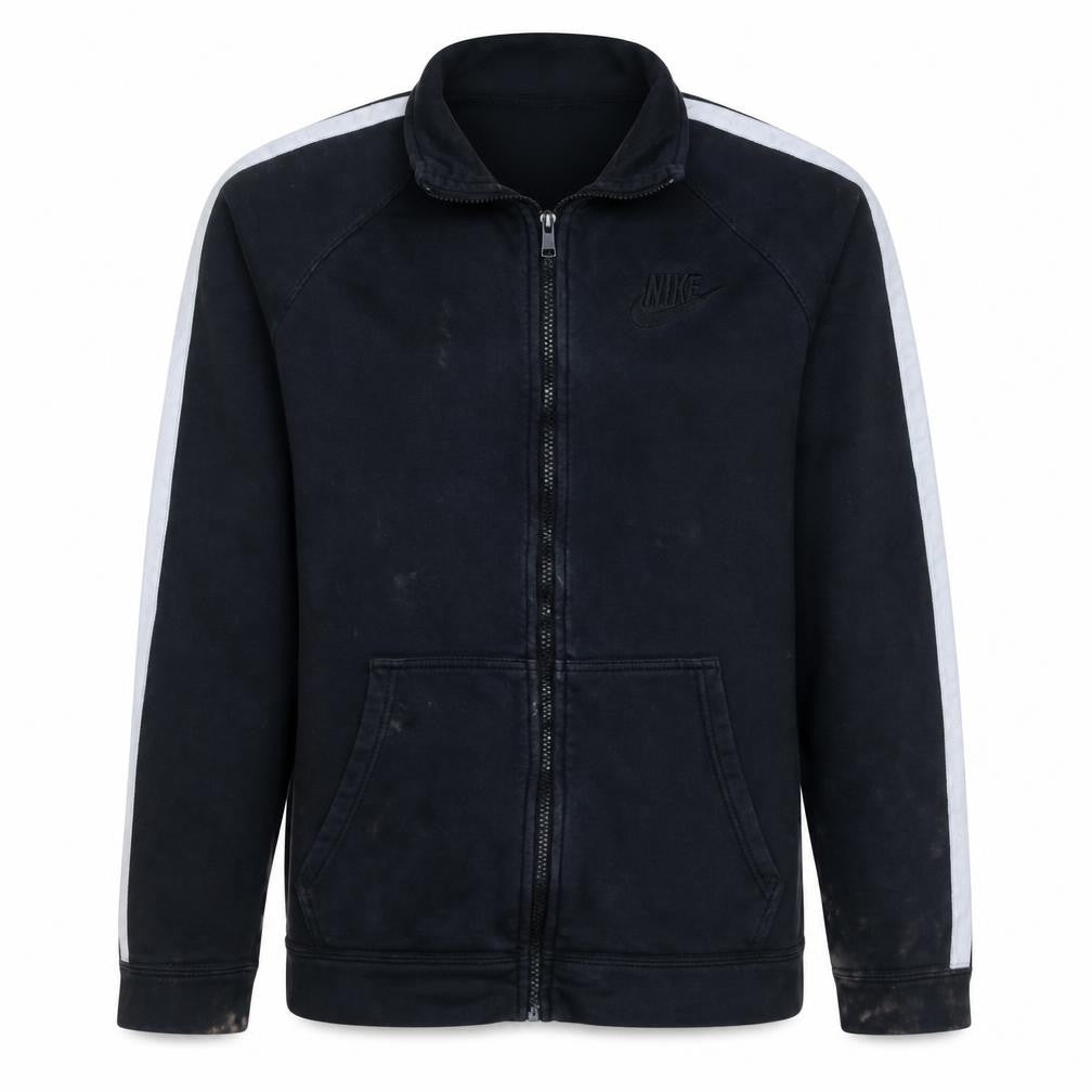 Nike Men's Black Full Zip Fleece Sweatshirt Size S
