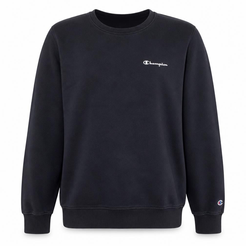 Champion Men's Black Medium Crew Neck Pullover Sweatshirt