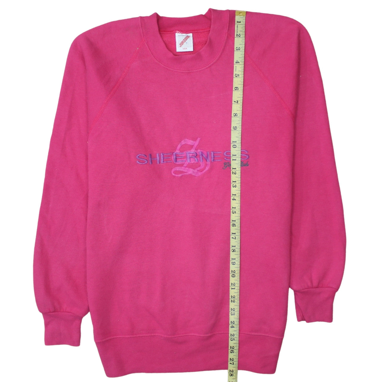 Jerzees Womens Pink Sheerness Golf Club Pullover Sweatshirt Size L