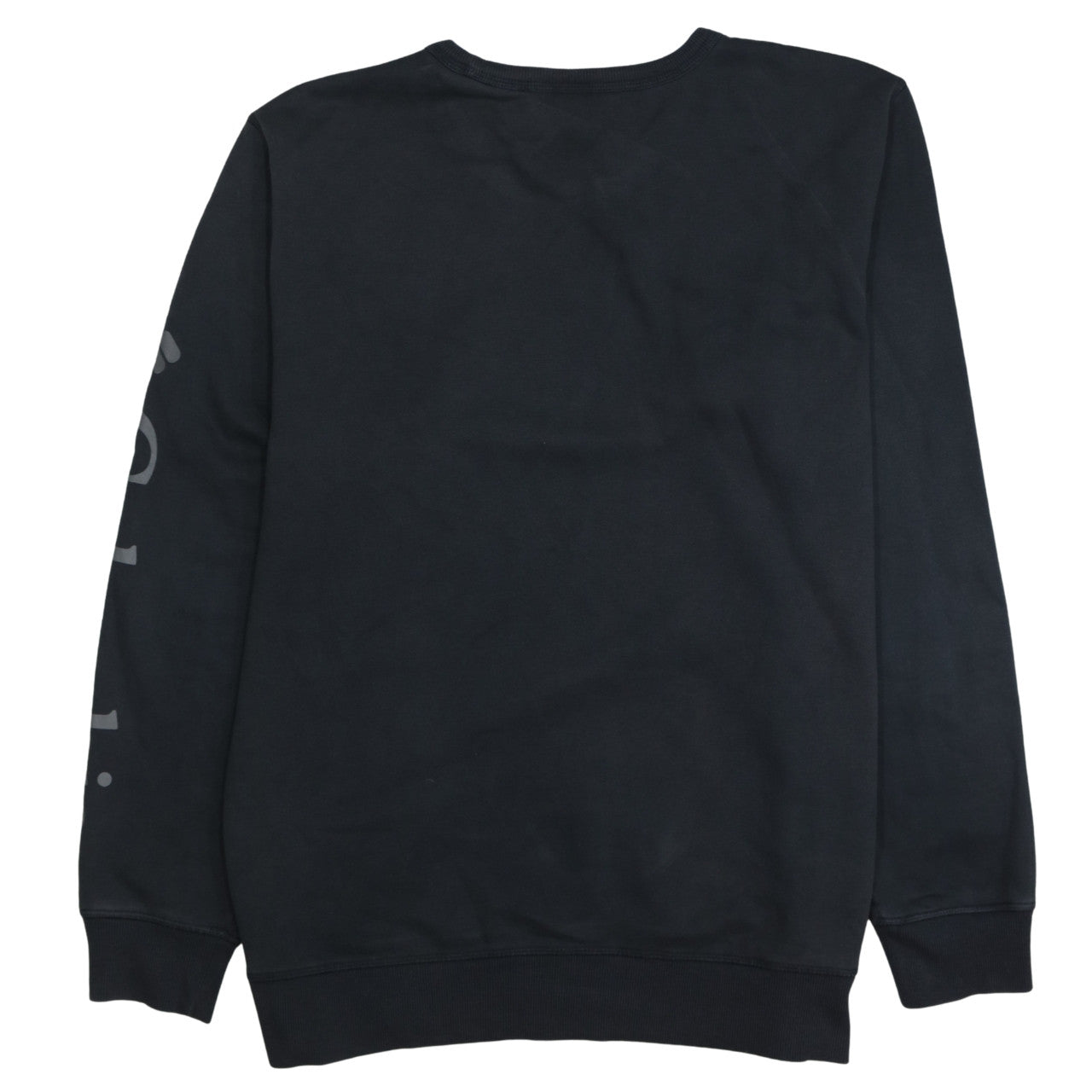 Columbia Men Black L Crew Neck Pullover Sweatshirt Logo Outdoor