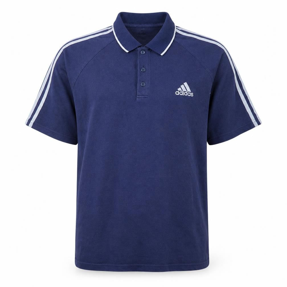 Adidas Men's Blue Short Sleeve Polo Shirt Size M