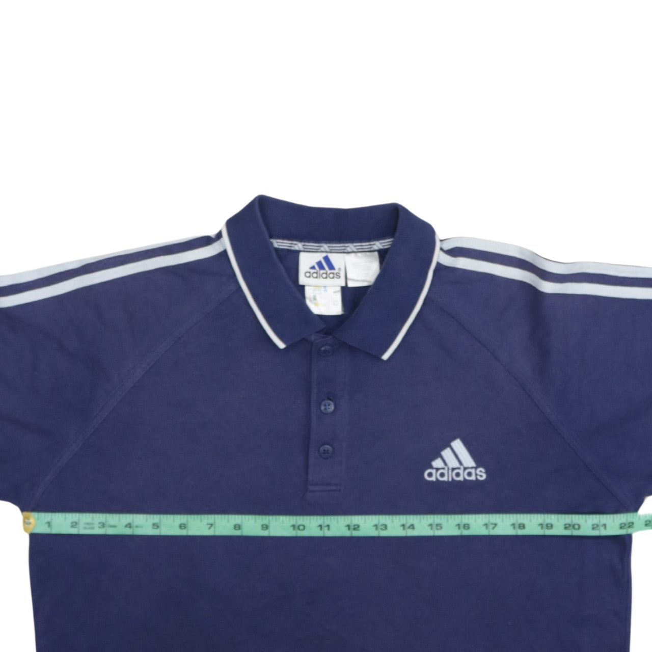 Adidas Men's Blue Short Sleeve Polo Shirt Size M