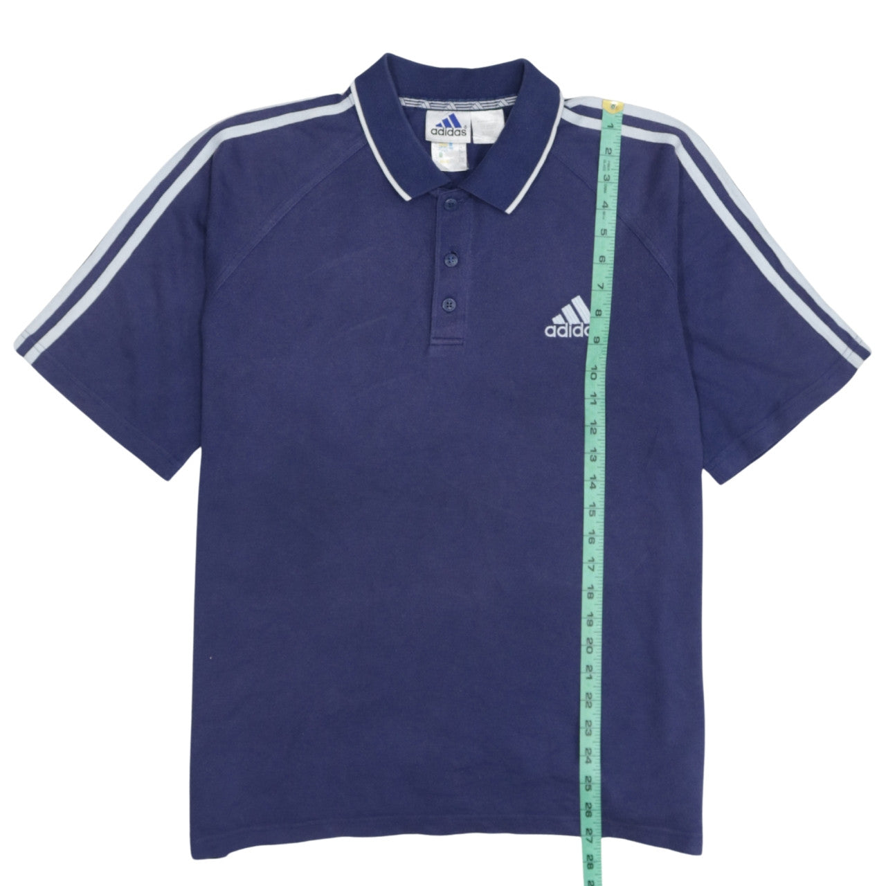 Adidas Men's Blue Short Sleeve Polo Shirt Size M