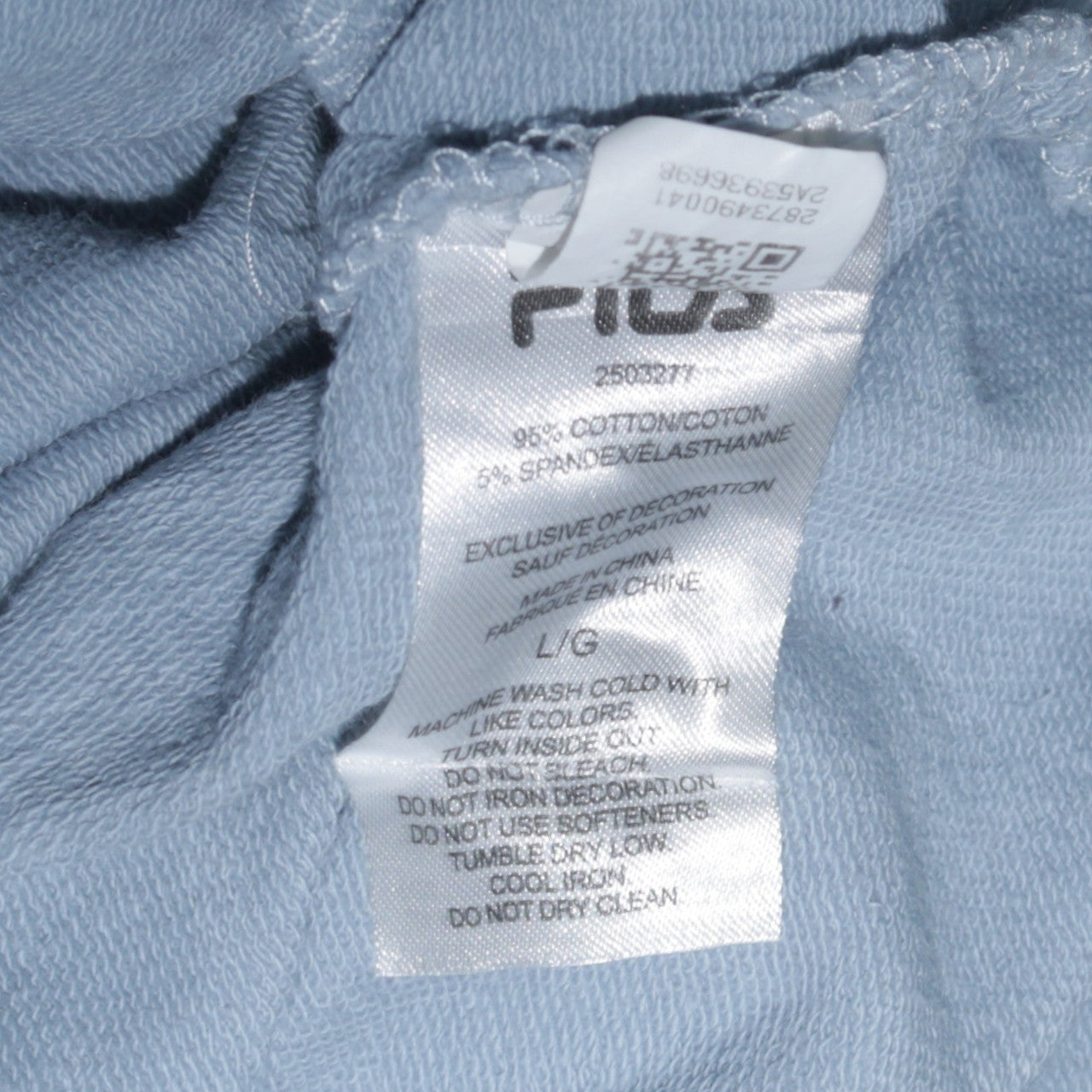 FILA Women Blue Crew Neck Pullover Sweatshirt Size L
