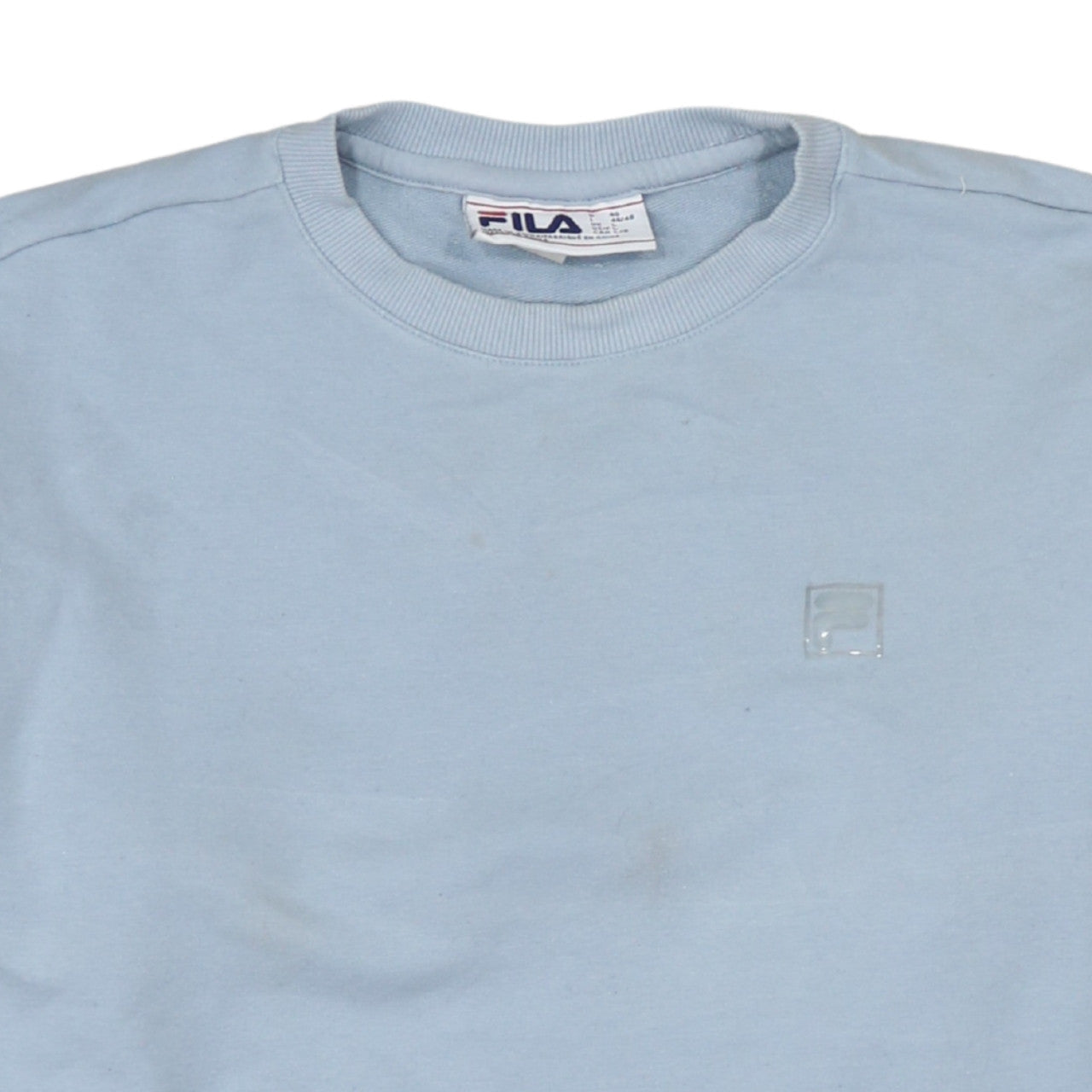 FILA Women Blue Crew Neck Pullover Sweatshirt Size L