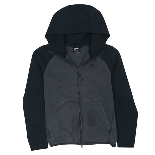 Nike Men's Grey Full Zip Hoodie Small Regular Fit Sportswear