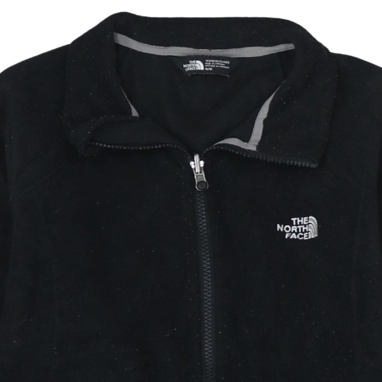 The North Face Women's Black Fleece Full Zip Jacket Size M