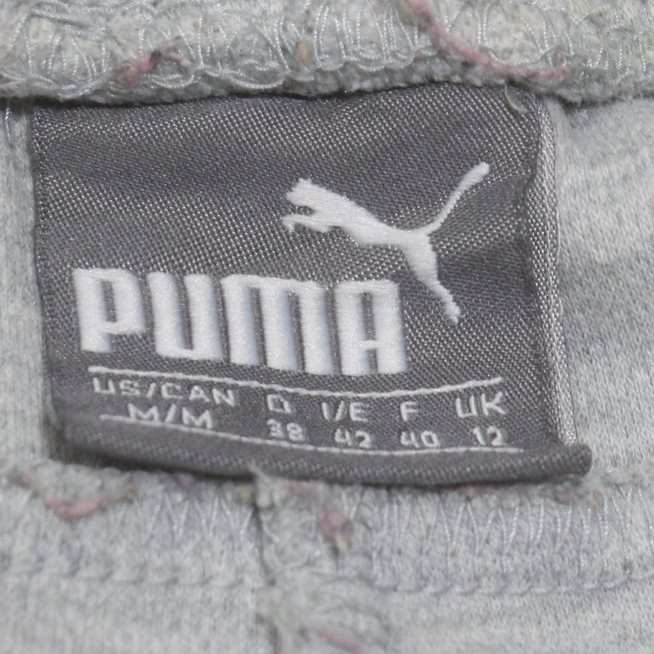 Puma Women Grey Jogger Trousers Size 12 Elastic Waist