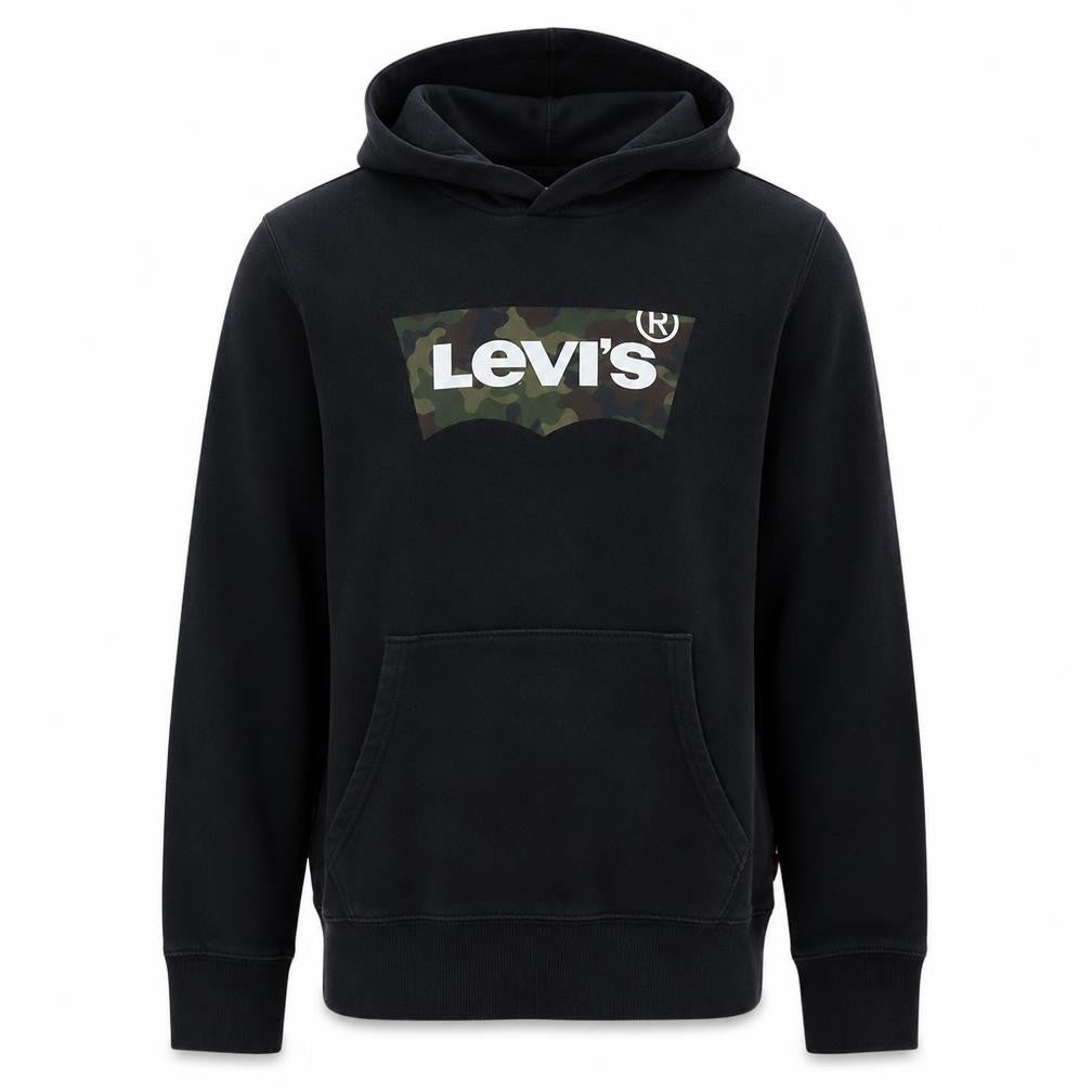 Levi's Men's Black Camouflage Logo Pullover Hoodie Size S