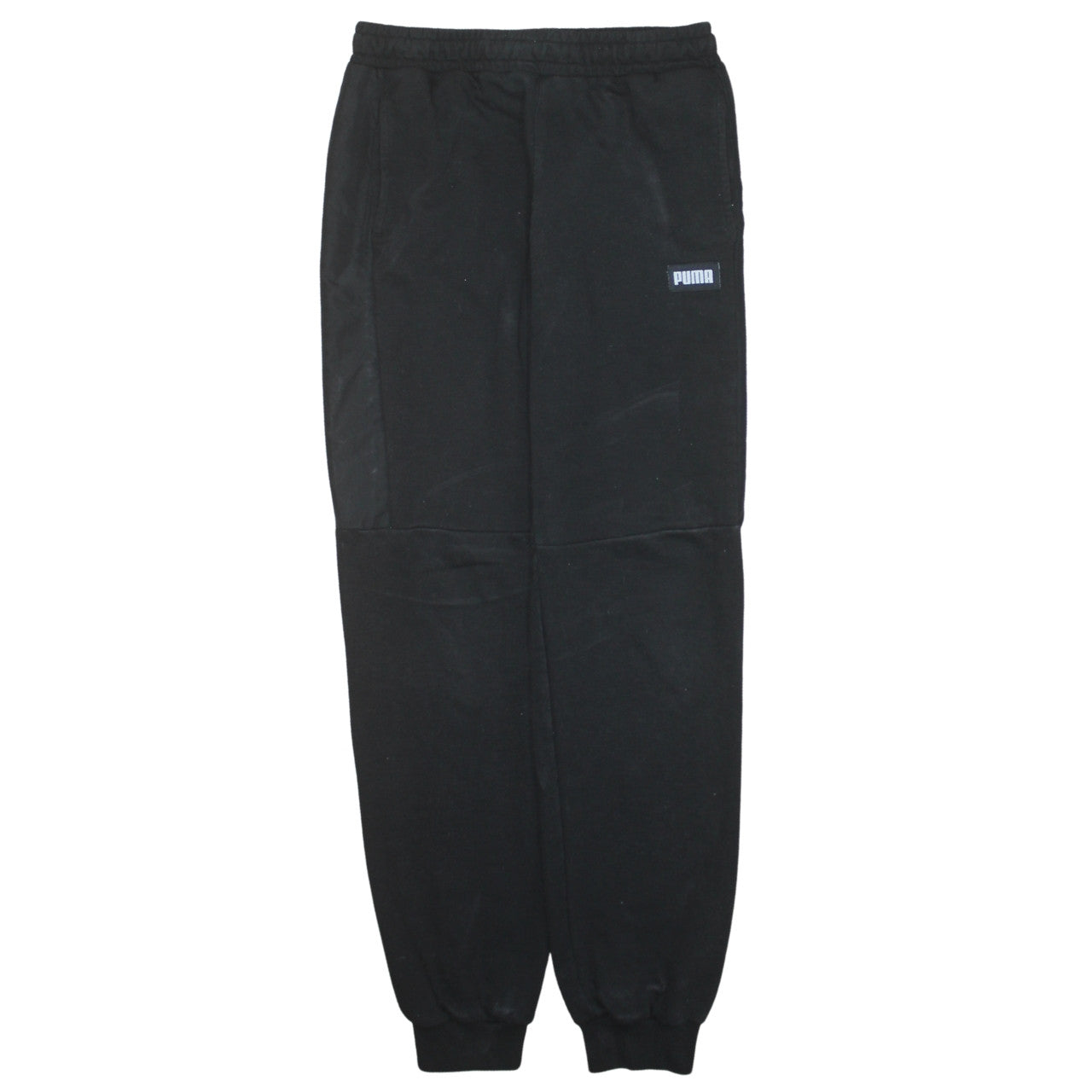 Puma Boys Black Jogger Sweatpants 14 Years Cotton Blend Fleece Trousers