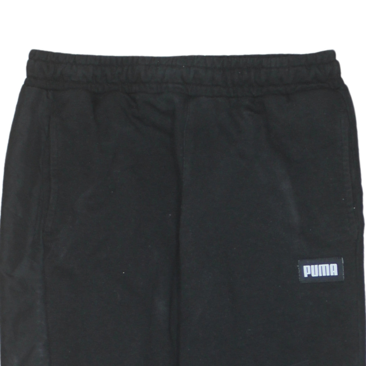 Puma Boys Black Jogger Sweatpants 14 Years Cotton Blend Fleece Trousers