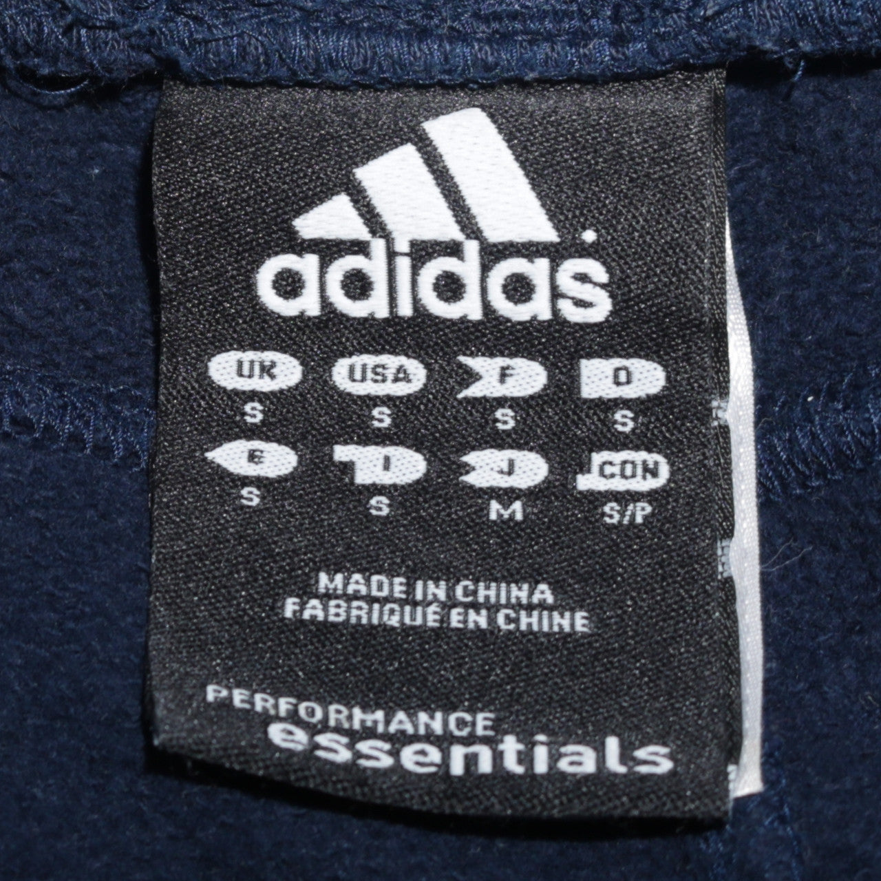 Adidas Men's Blue Sweatpants Regular Fit Size S Performance Essentials