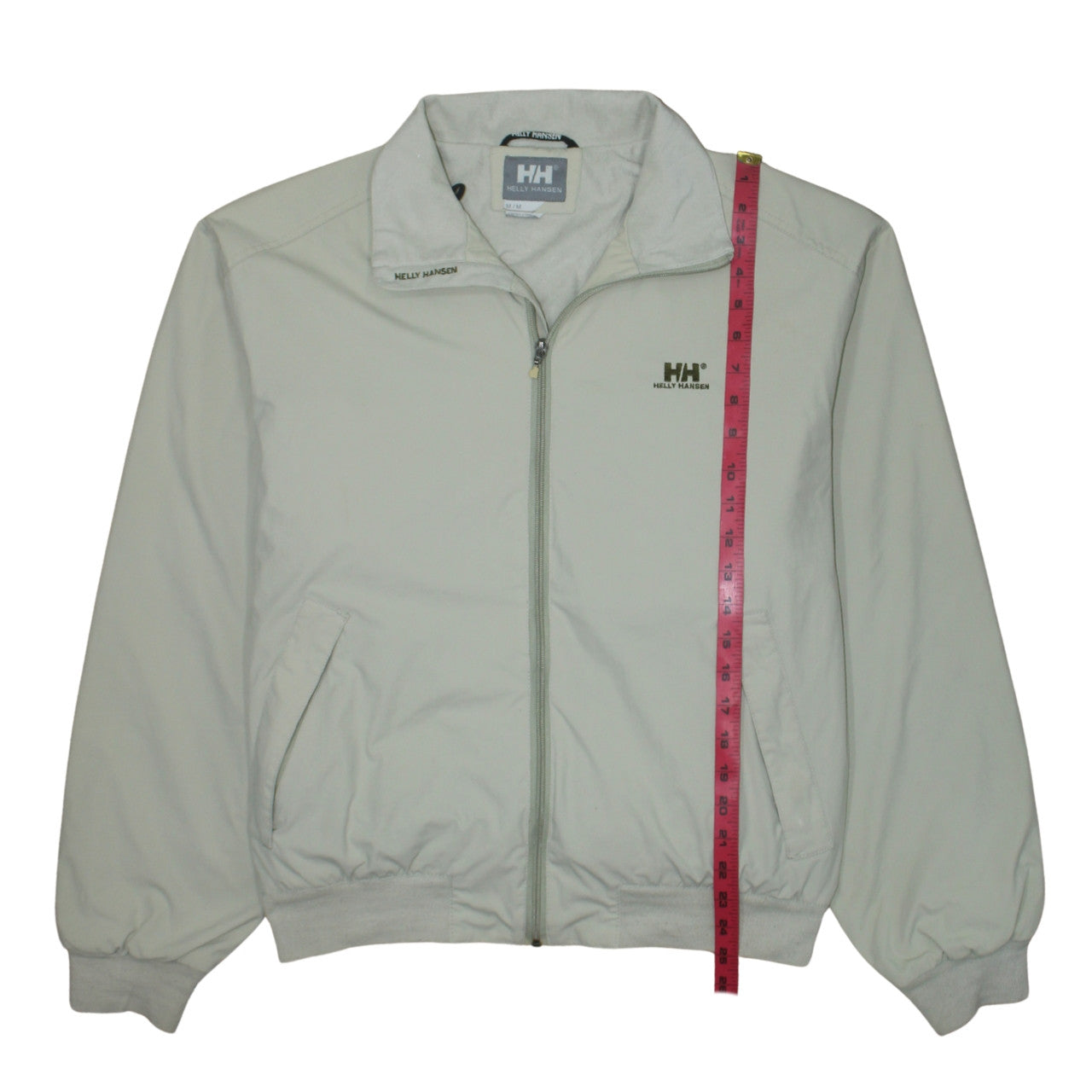 Helly Hansen Men's Beige Nylon Lightweight Full Zip Jacket M