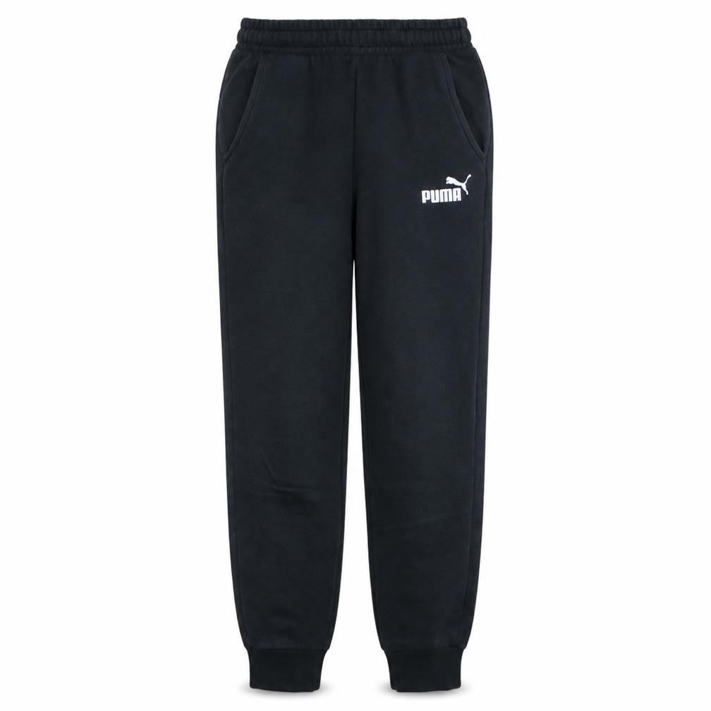 Puma Men's Black Small Regular Fit Fleece Sweatpants