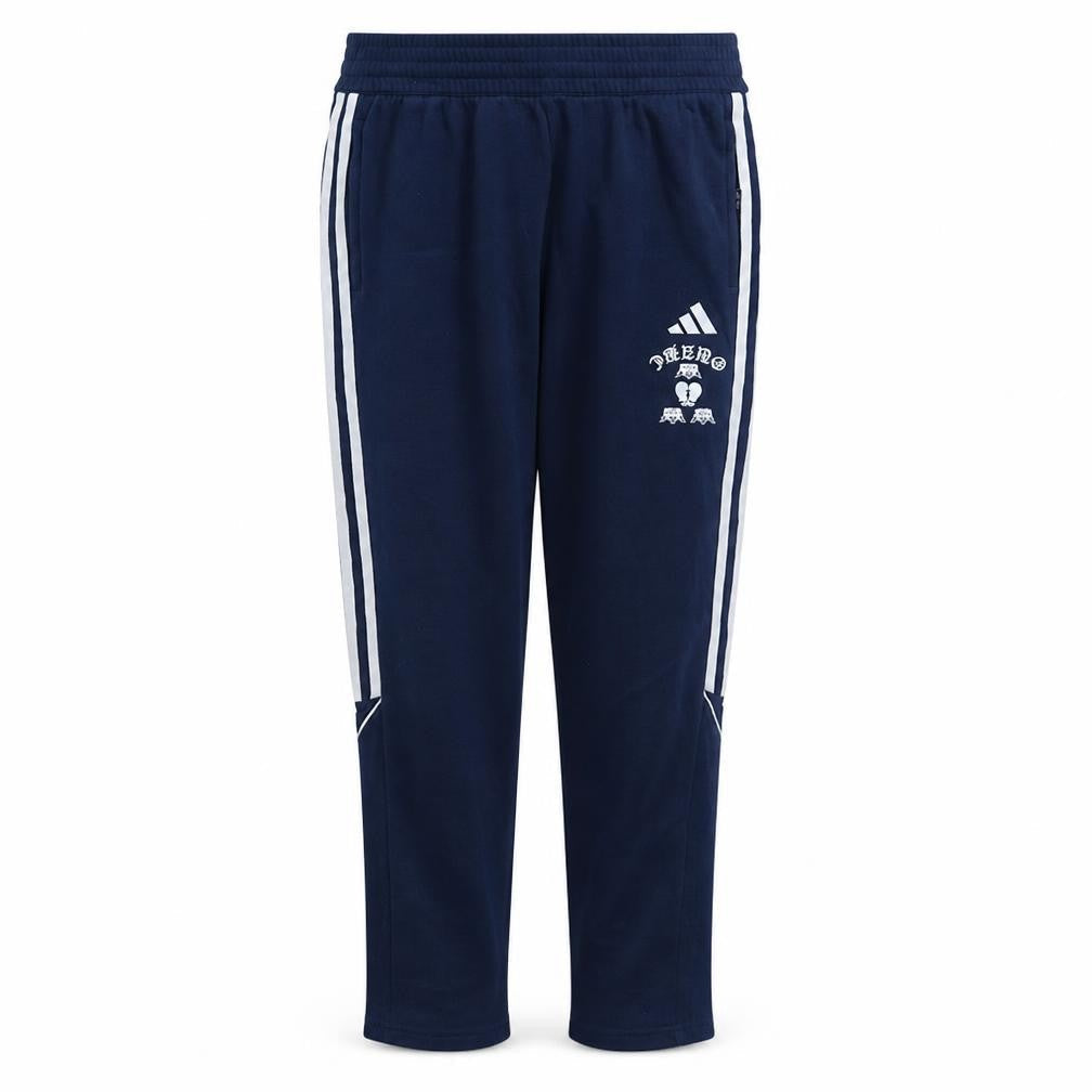 adidas Womens Blue Jogger Trousers Size M Elastic Waist Fleece