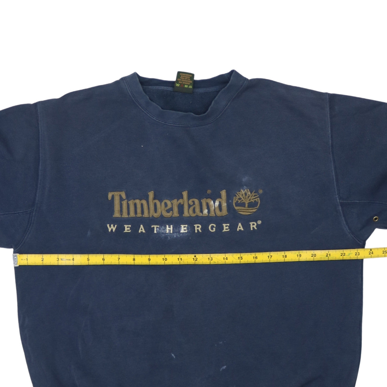 Timberland Men's Blue Logo Pullover Sweatshirt M Outdoor Fleece