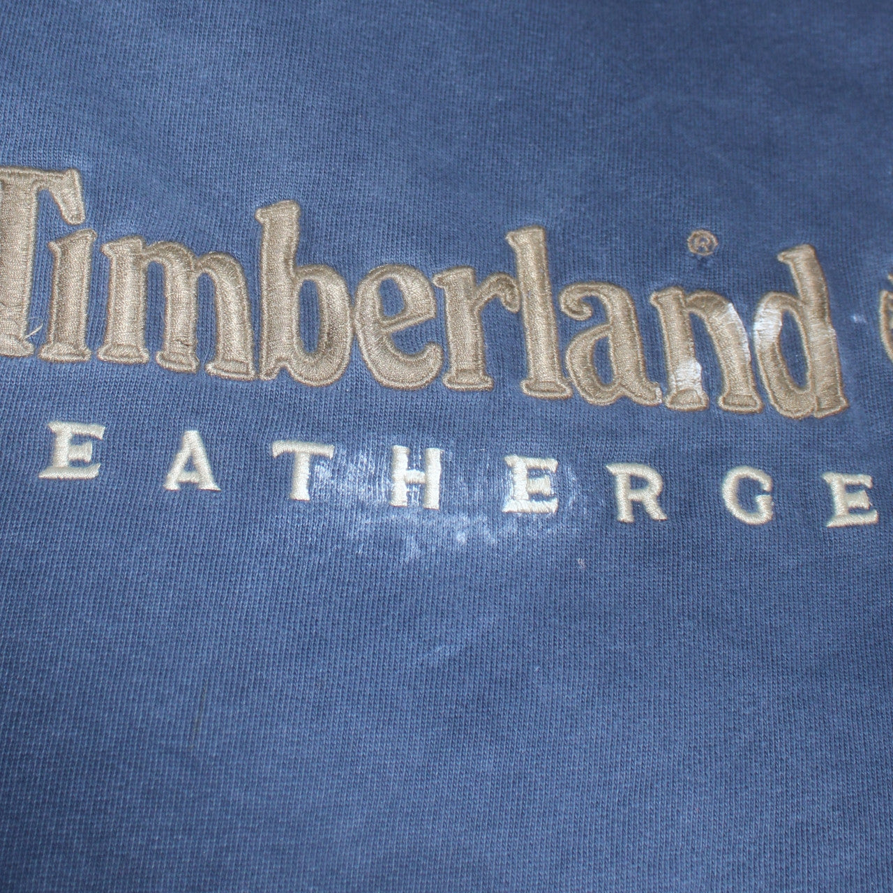 Timberland Men's Blue Logo Pullover Sweatshirt M Outdoor Fleece