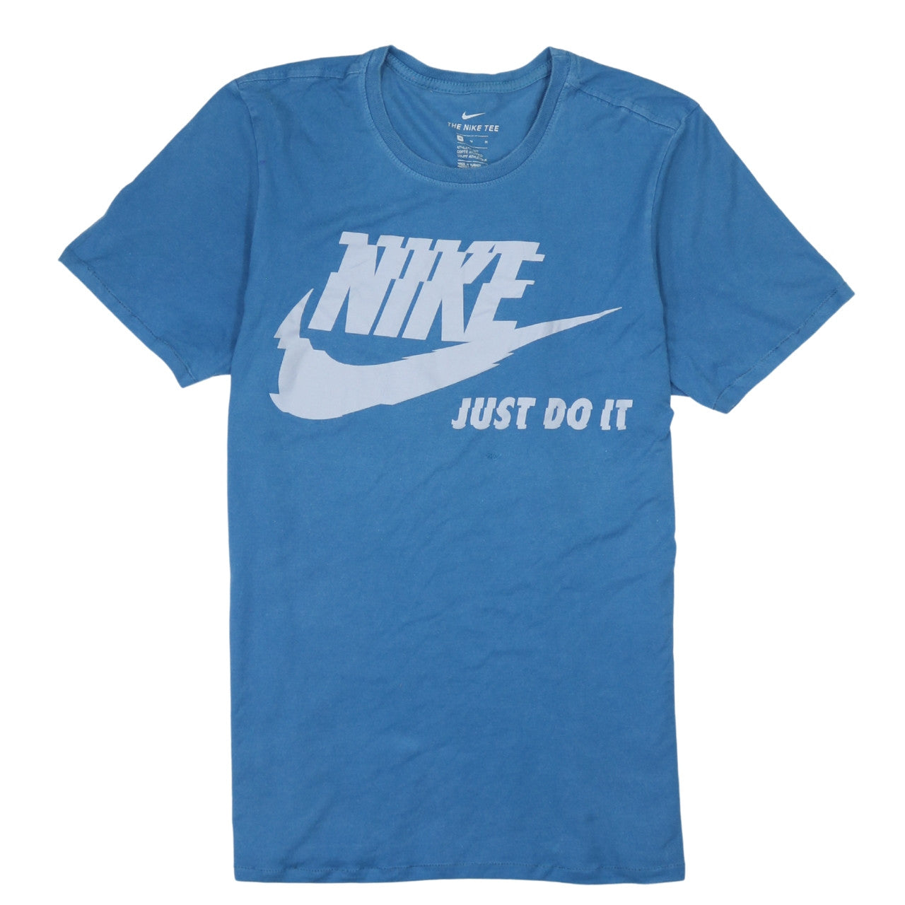 Nike Men's Blue Just Do It Graphic Athletic Fit T-Shirt M