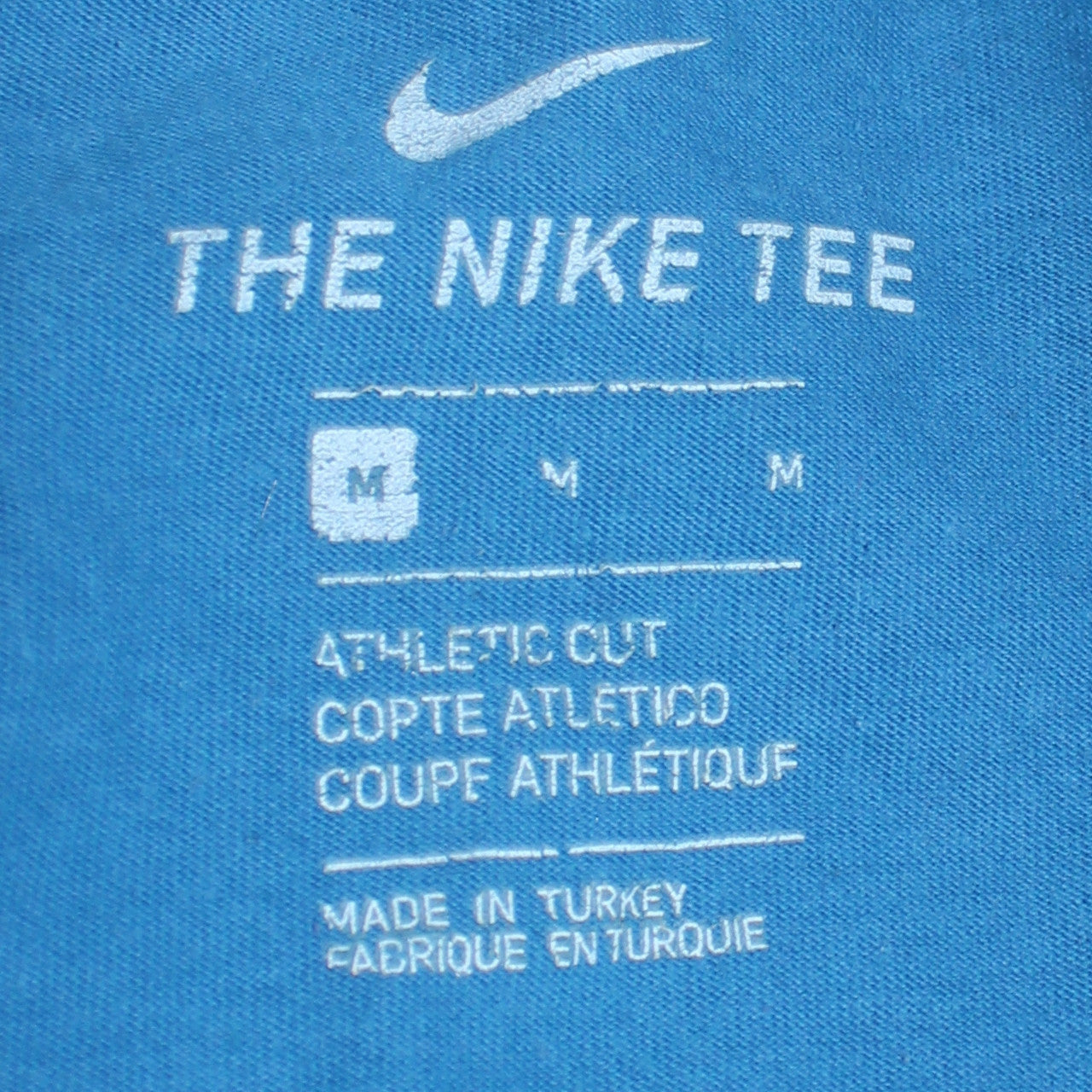 Nike Men's Blue Just Do It Graphic Athletic Fit T-Shirt M