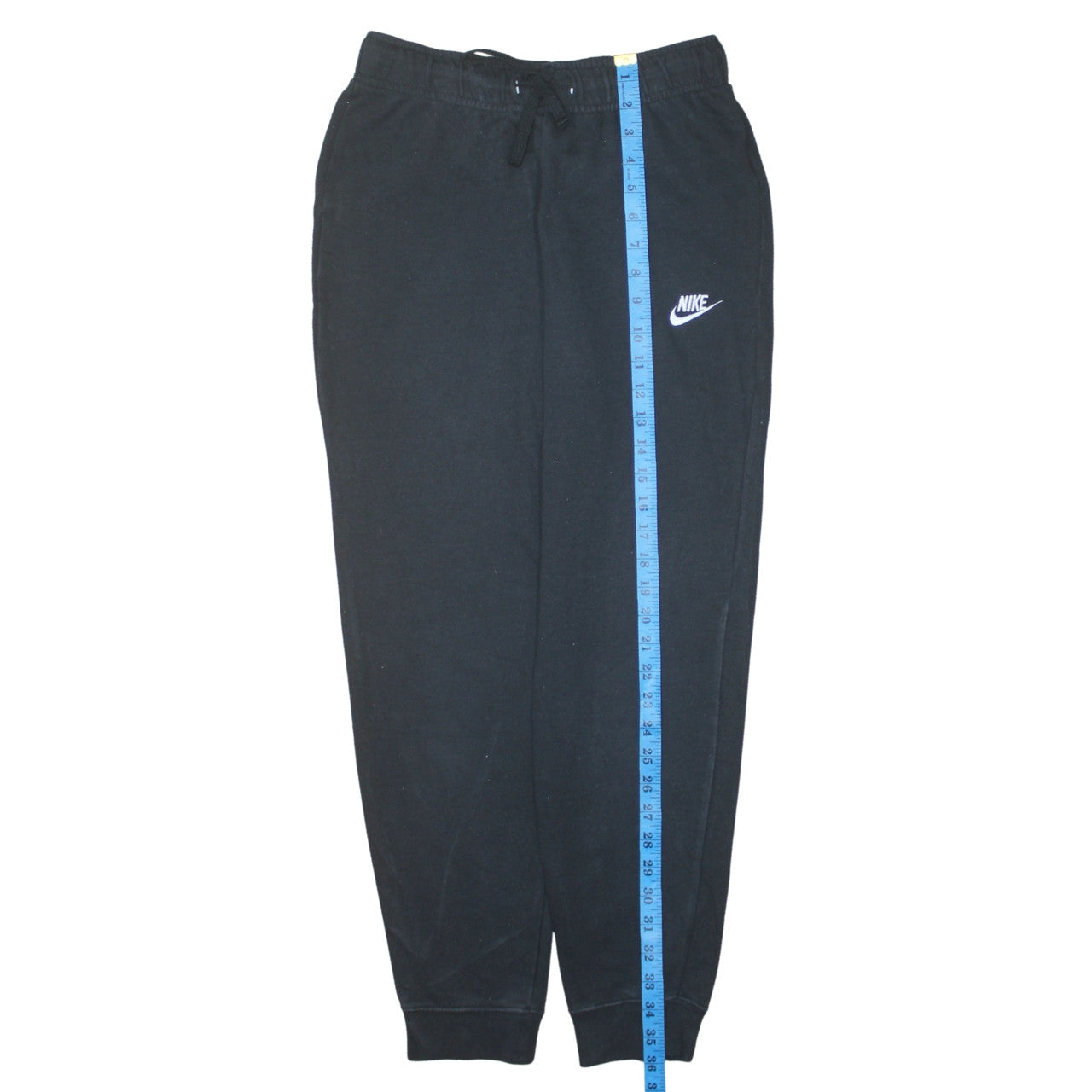 Nike Men’s Black Fleece Sweatpants Small Regular Fit Tapered Joggers