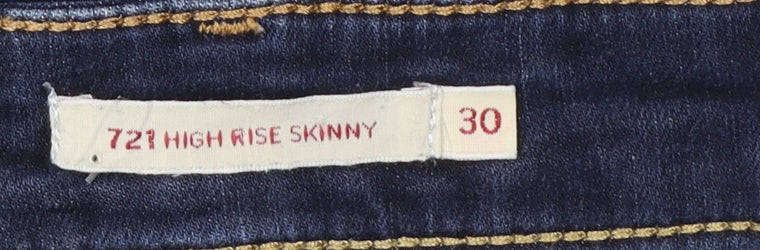 Levi’s Women High Rise Skinny Jeans Blue Size 30 Denim