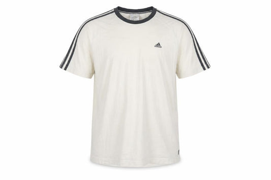 Adidas Men's White Crew Neck Short Sleeve Sports T-Shirt Size L