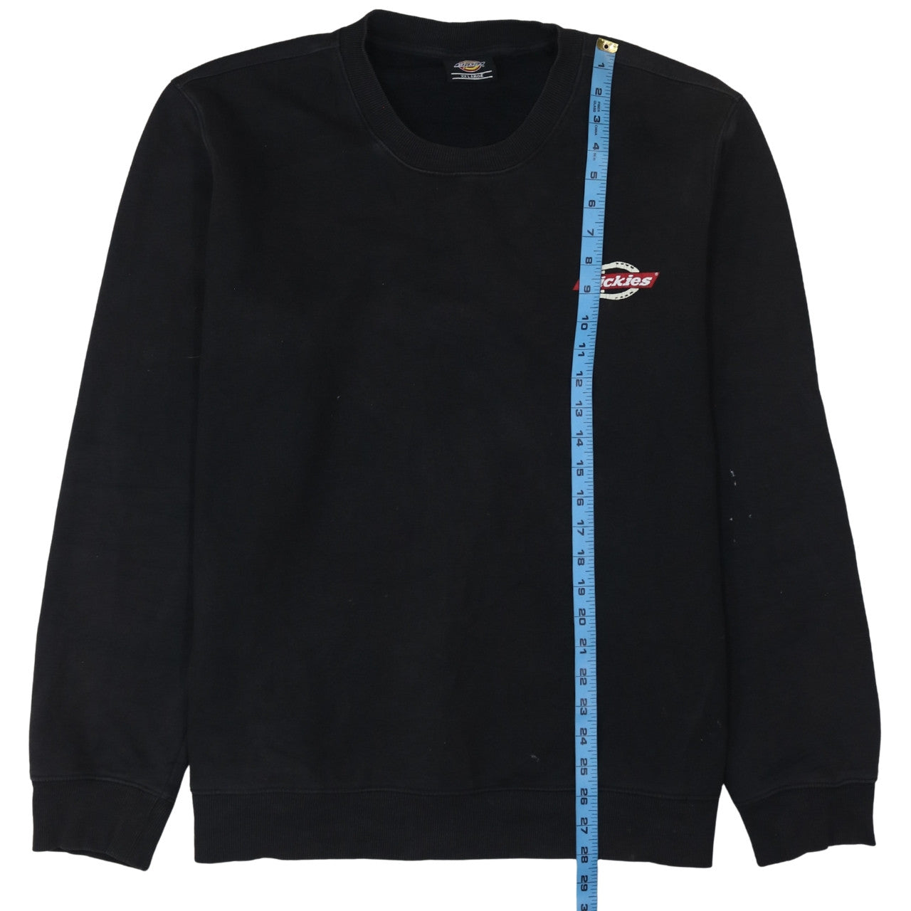 Dickies Men's Black 2XL Crew Neck Pullover Sweatshirt Heavyweight Logo