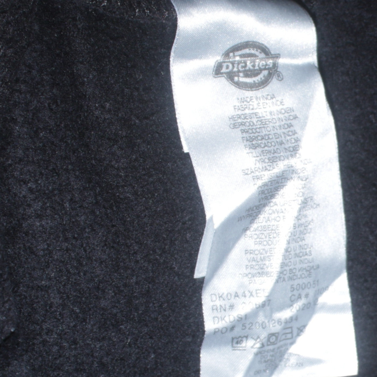 Dickies Men's Black 2XL Crew Neck Pullover Sweatshirt Heavyweight Logo