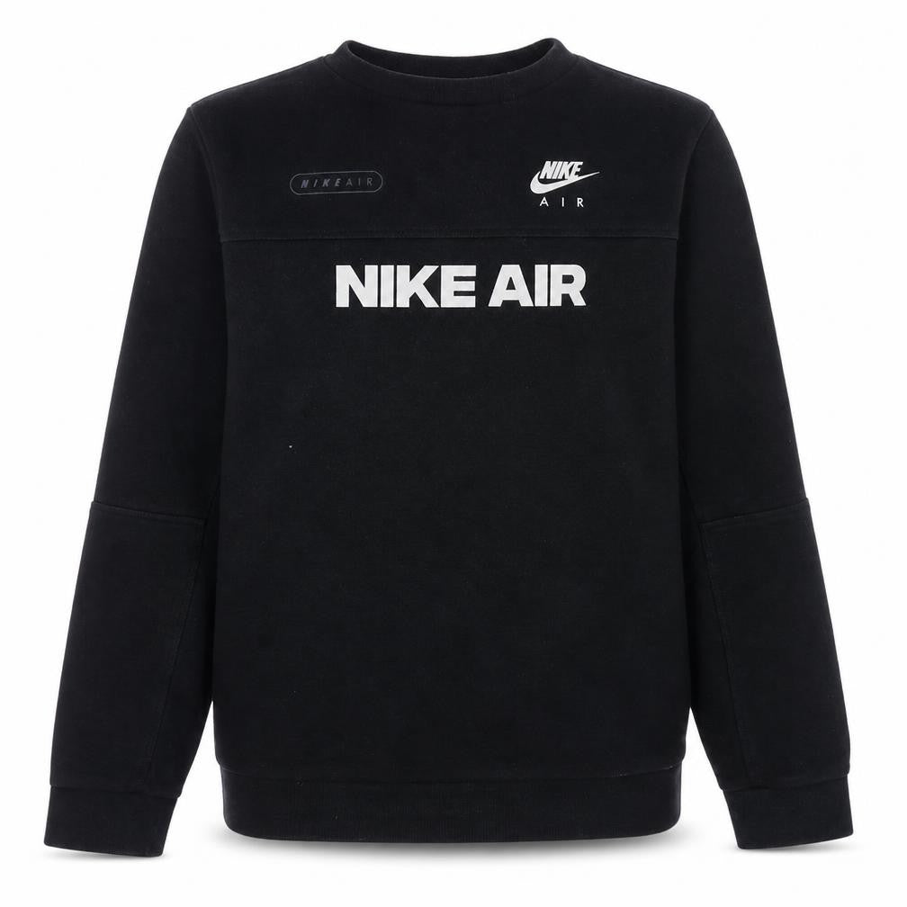 Nike Air Boys Black XL Sweatshirt Pullover Crew Neck Logo Print