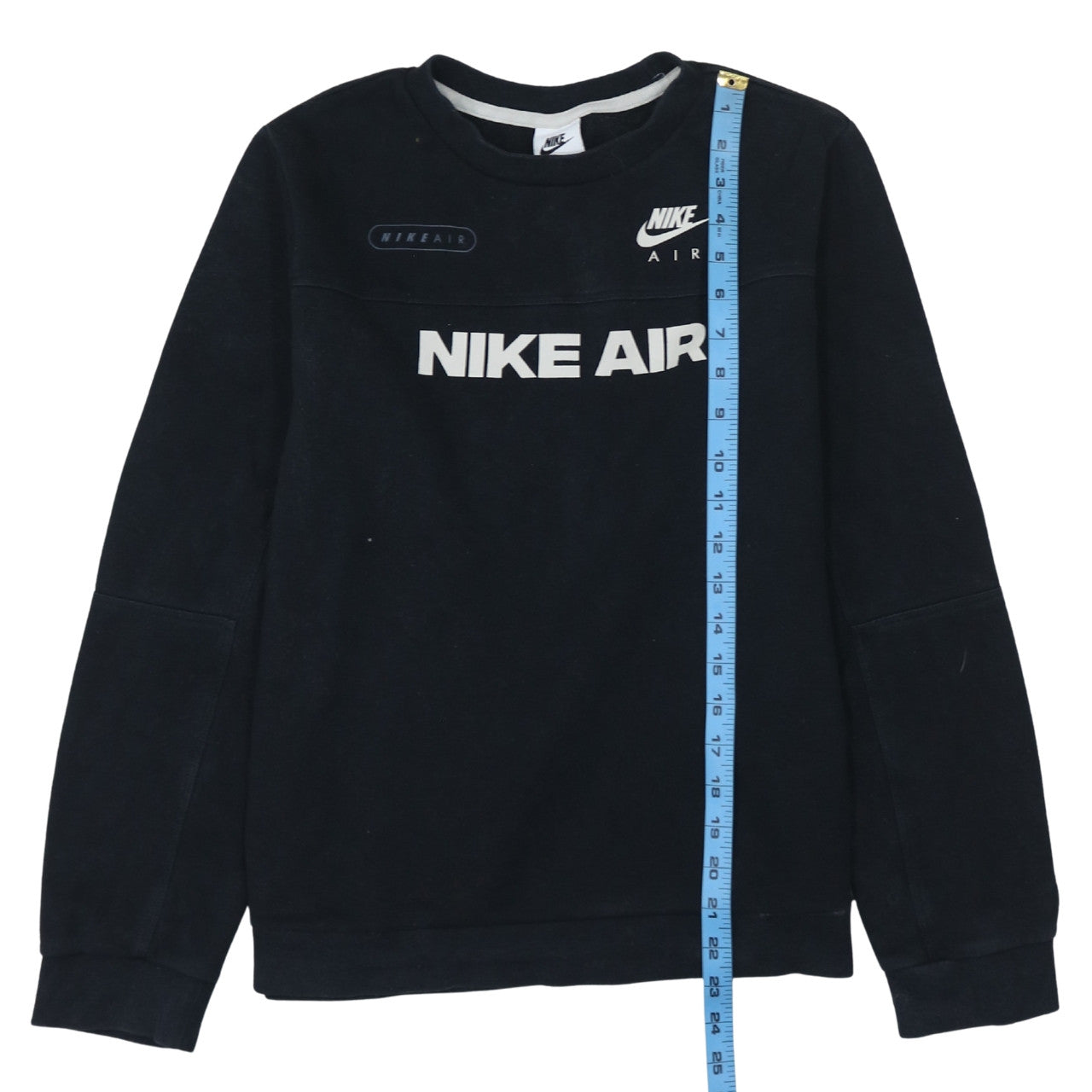 Nike Air Boys Black XL Sweatshirt Pullover Crew Neck Logo Print