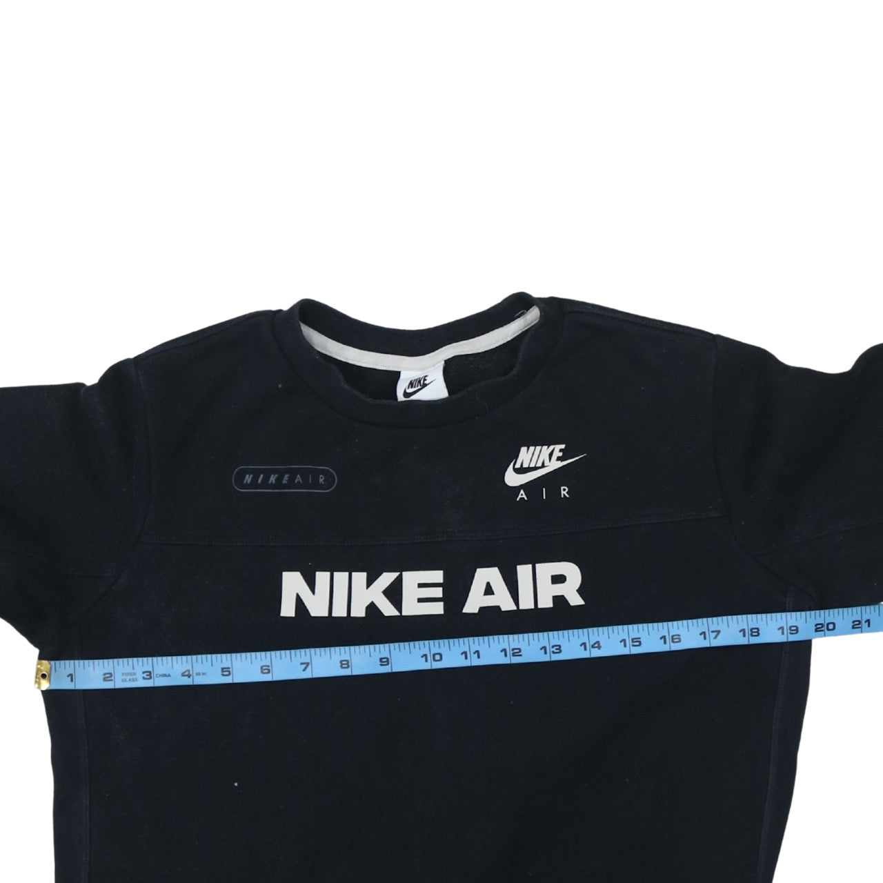 Nike Air Boys Black XL Sweatshirt Pullover Crew Neck Logo Print
