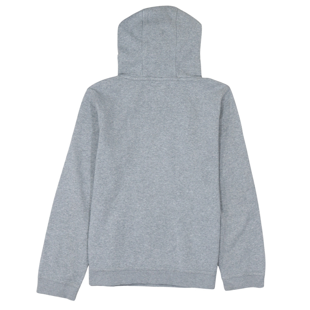 Nike Boys Grey XL Pullover Hoodie with Logo Print - Cotton Blend