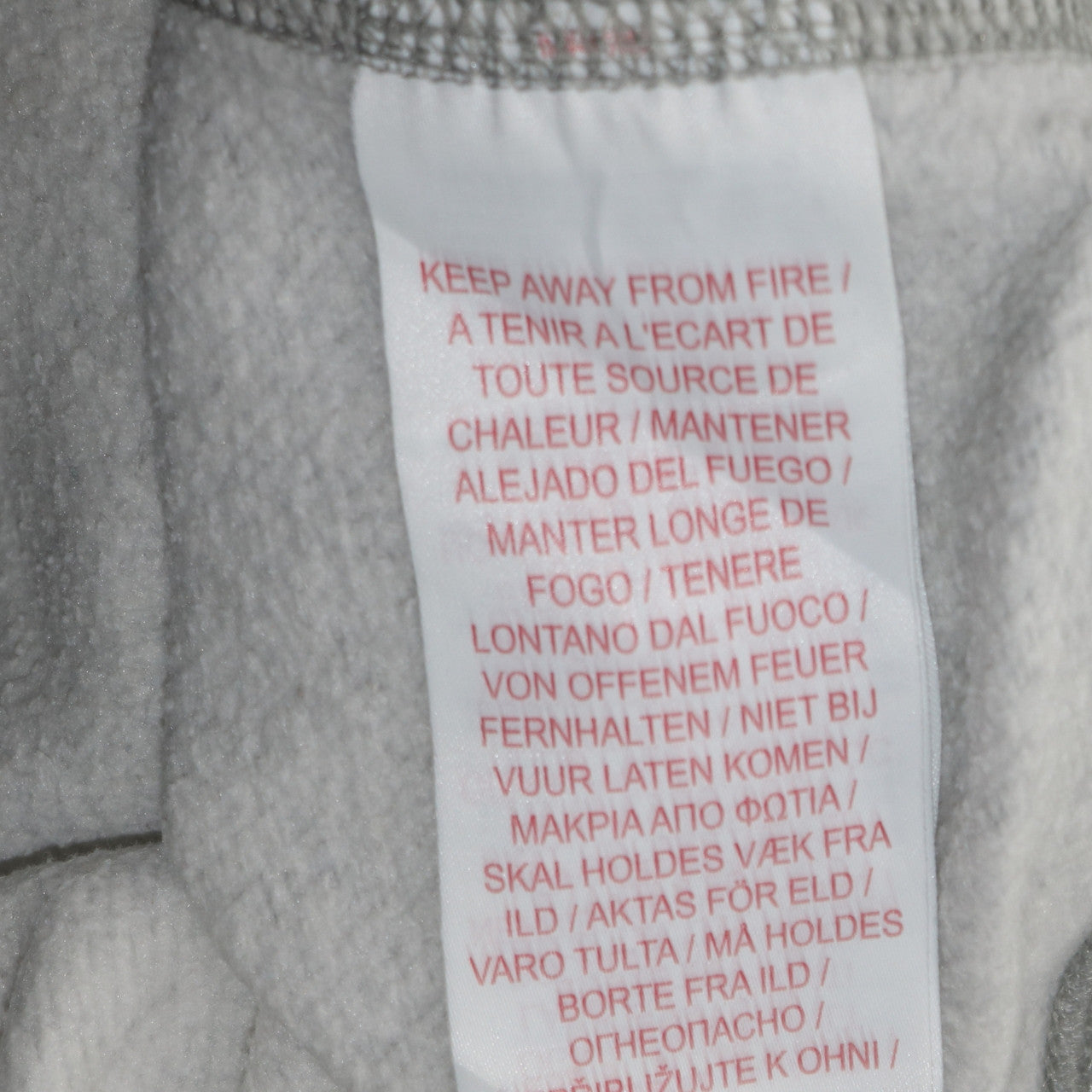 Nike Boys Grey XL Pullover Hoodie with Logo Print - Cotton Blend