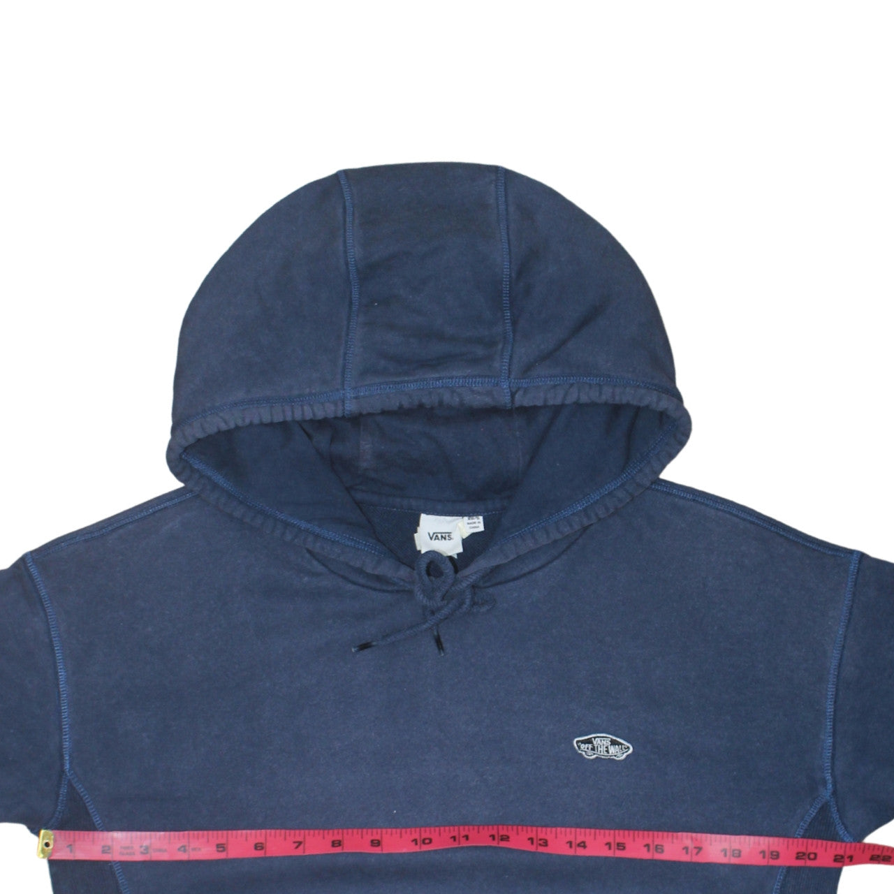 Vans Men's Blue Pullover Hoodie XS Regular Fit Cotton Blend
