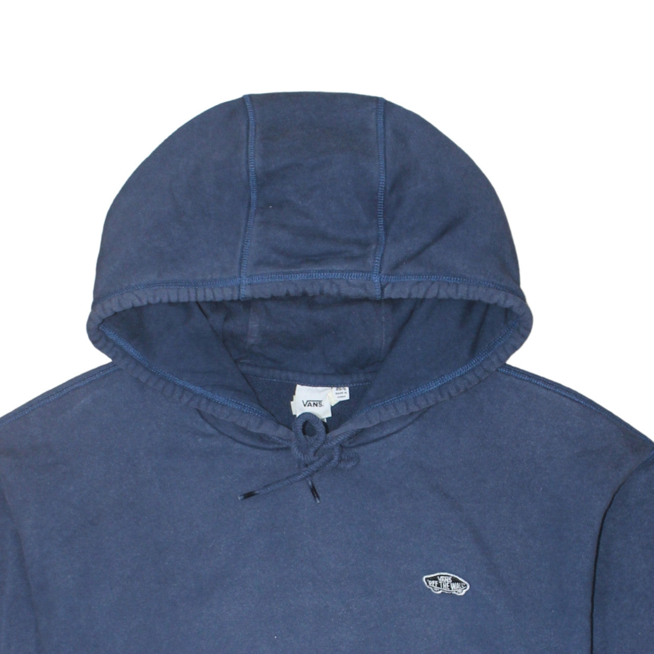 Vans Men's Blue Pullover Hoodie XS Regular Fit Cotton Blend