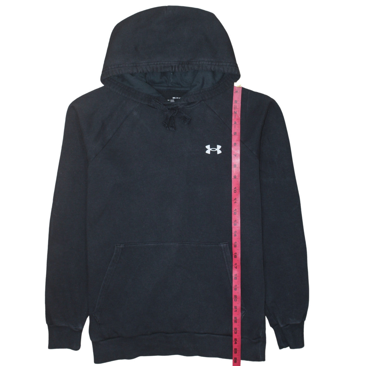 Under Armour Boys Black Small Pullover Hoodie Fleece Cotton Blend