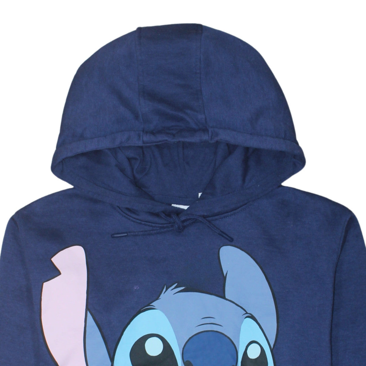 Disney Primark Women Blue Stitch Pullover Hoodie 2XS Hooded Sweatshirt