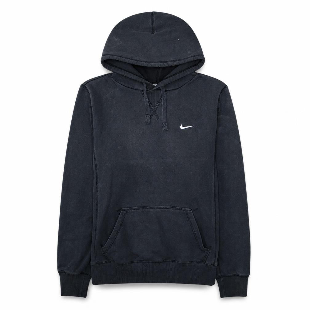 Nike Men's Black Pullover Hoodie S Logo Fleece Sweatshirt