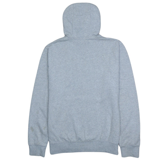 Nike Mens Grey Pullover Hoodie M Regular Fit Fleece Sweatshirt
