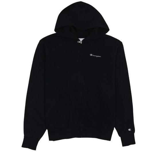 Champion Men’s Black Full Zip Hoodie XL Regular Fit Fleece