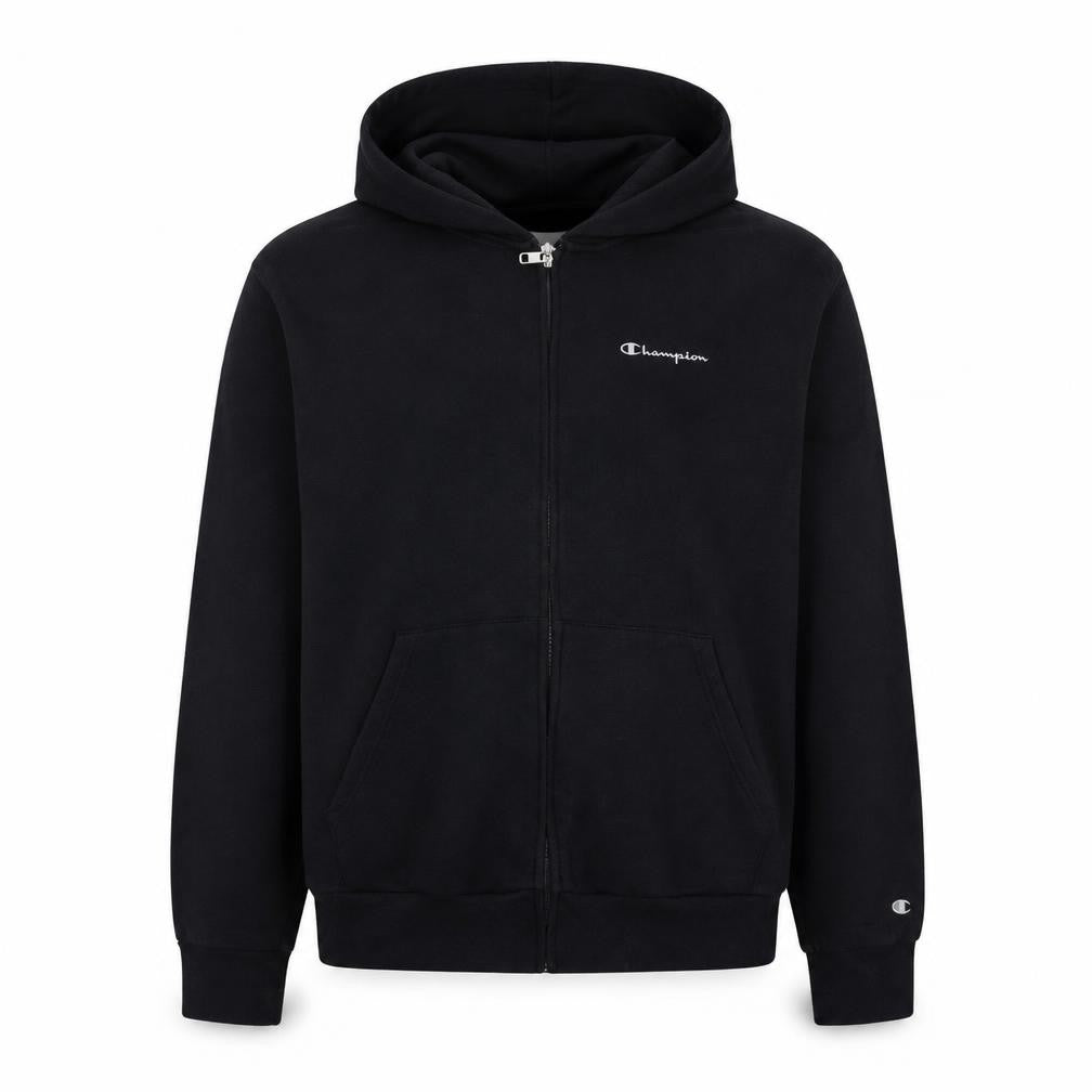 Champion Men’s Black Full Zip Hoodie XL Regular Fit Fleece