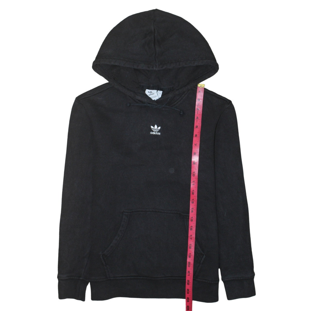 Adidas Womens Black Size 8 Pullover Hoodie Sweatshirt