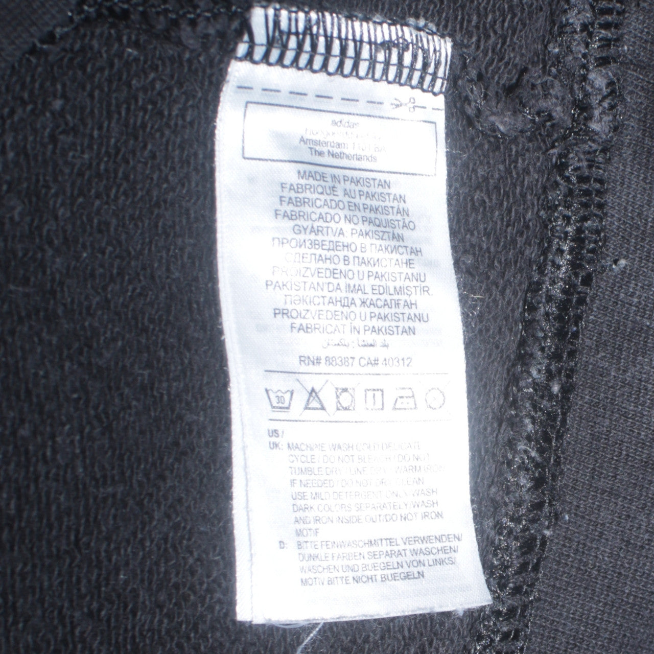 Adidas Womens Black Size 8 Pullover Hoodie Sweatshirt