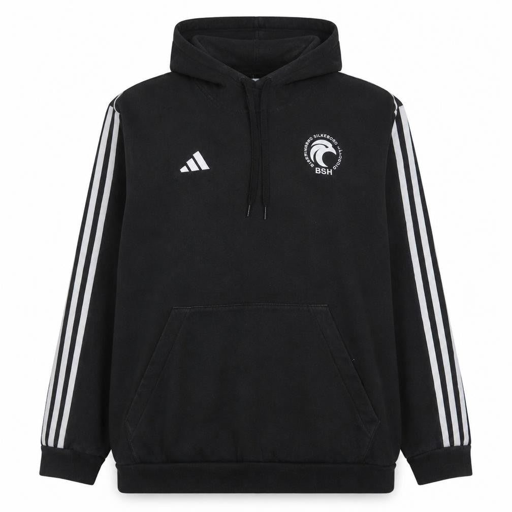 Adidas Mens Black 2XL Pullover Hoodie Sports Style