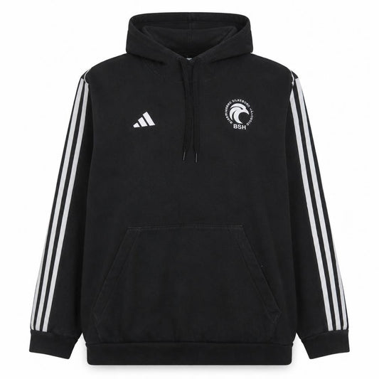 Adidas Mens Black 2XL Pullover Hoodie Sports Style